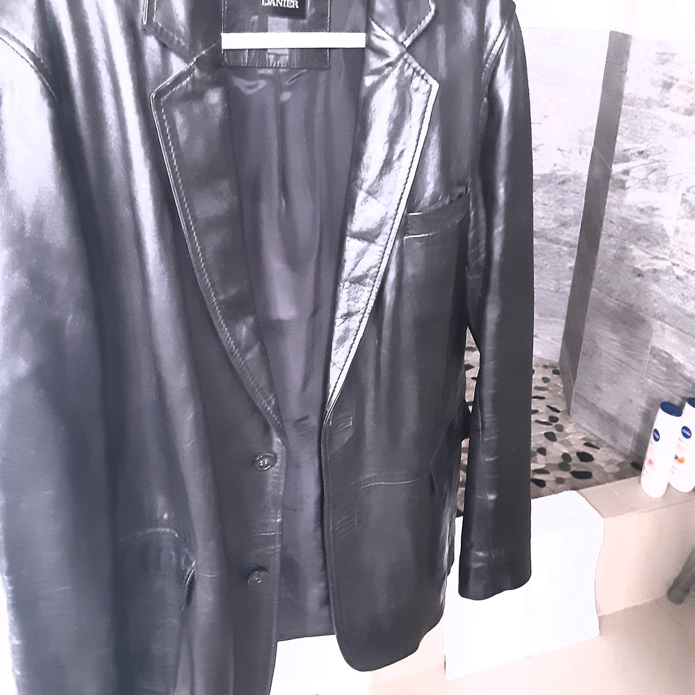 Danier Black Leather Jacket